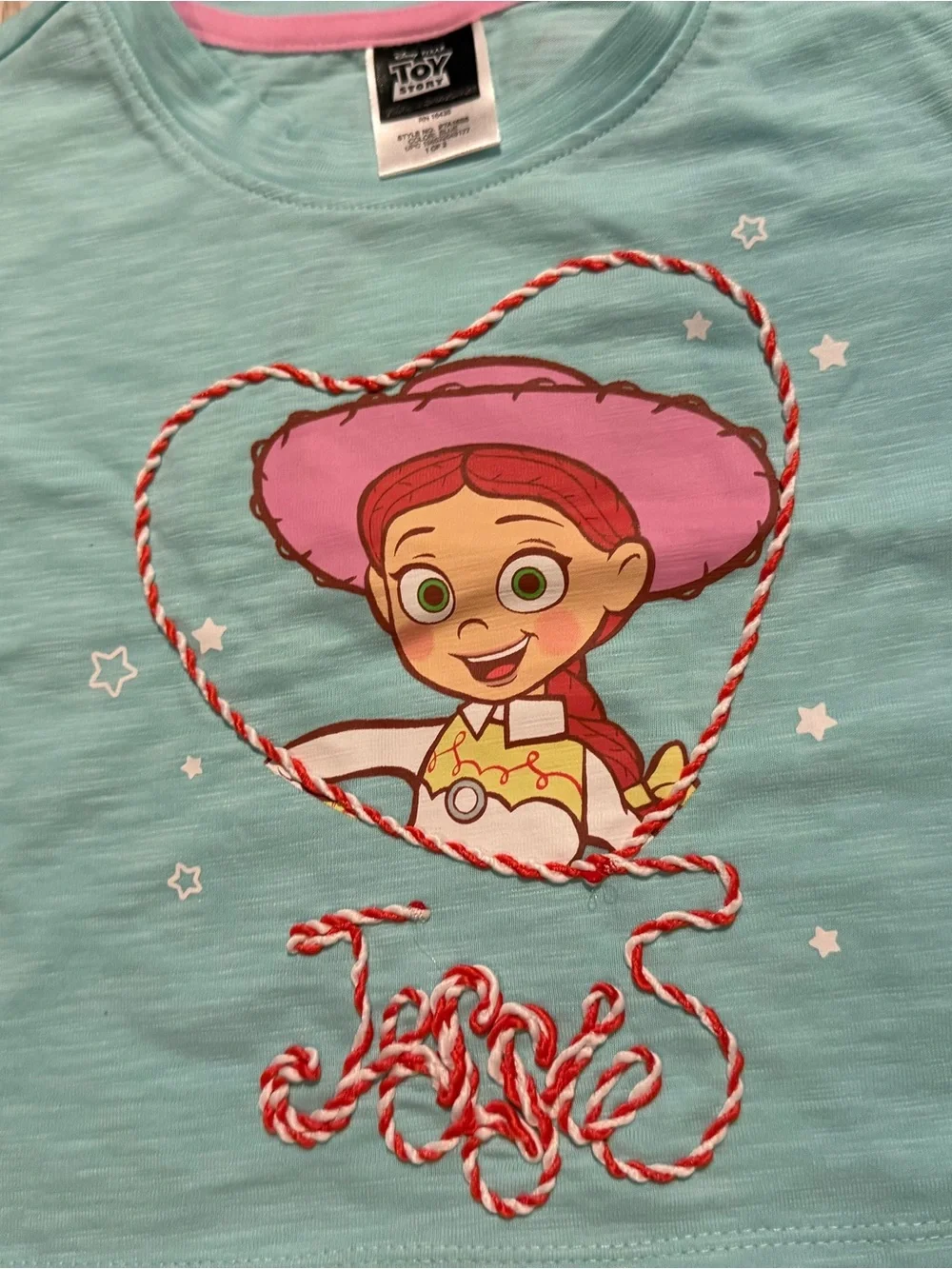 Disney Pixar Toy Story Jessie Toddler Girls 2T 2pc Shirt Skort Outfit Western
